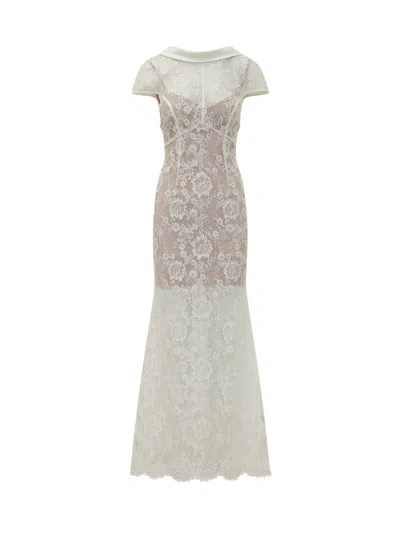 Self-portrait Lace Suit With Statement Back In White