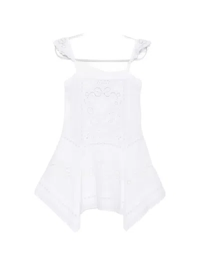 Self-portrait Lace Trim Mini Dress