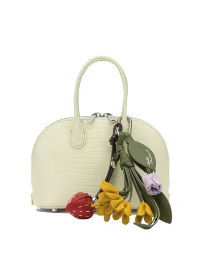 Self-portrait Lizard Toast Mini Bag -  - Leather - Yellow