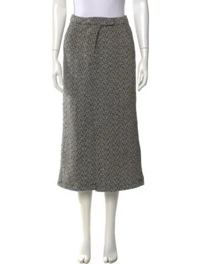 Pre-owned Self-portrait Midi Length Skirt In Multi