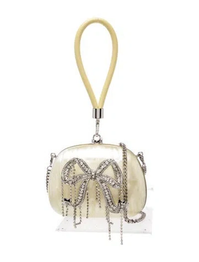 Pre-owned Self-portrait Minaudière W/ Tags In Neutral