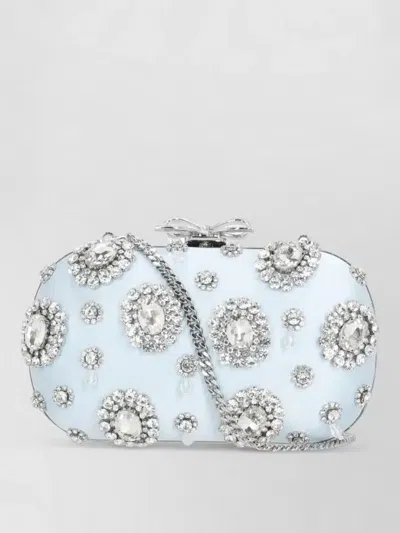 Self-portrait Mini Clutch Bag Crystals Bow Chain Strap