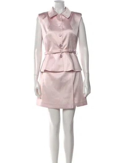 Pre-owned Self-portrait Mini Dress In Pink