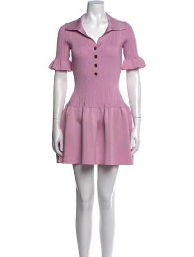 Pre-owned Self-portrait Mini Dress W/ Tags In Purple