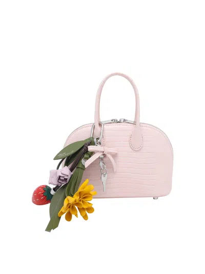 Self-portrait Mini Handbag In Nude