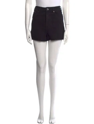 Pre-owned Self-portrait Mini Shorts In Black