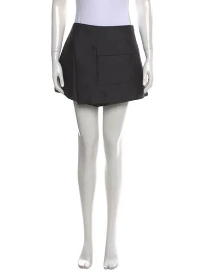 Pre-owned Self-portrait Mini Shorts In Black