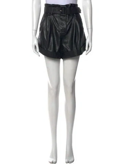 Pre-owned Self-portrait Mini Shorts In Black