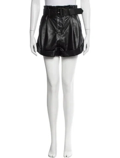 Pre-owned Self-portrait Mini Shorts In Black