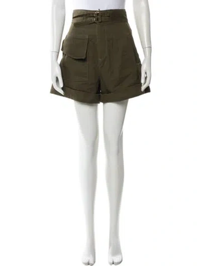 Pre-owned Self-portrait Mini Shorts In Brown