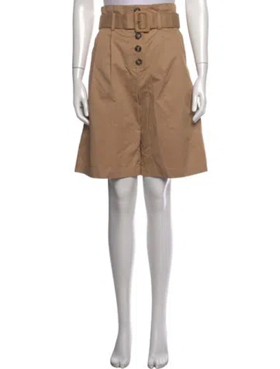 Pre-owned Self-portrait Mini Shorts In Neutrals