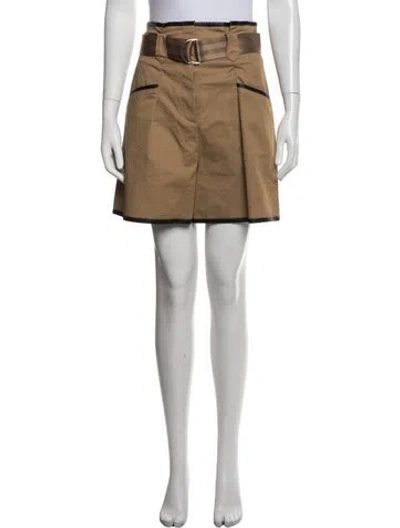 Pre-owned Self-portrait Mini Shorts In Neutrals