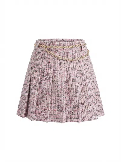 Self-portrait Mini Skirt In Multi