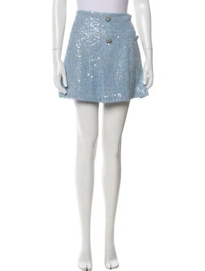 Pre-owned Self-portrait Mini Skirt In Multi