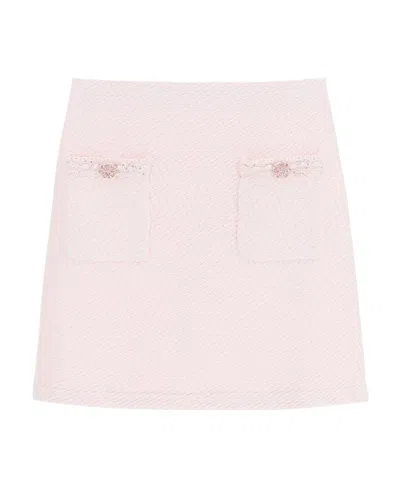 Self-portrait Mini Skirt In Pink