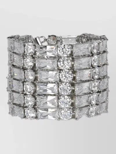 Self-portrait Multi Row Crystal Bracelet Adjustable Chain