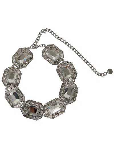 Self-portrait Necklace Metallic Crystal "crystal Necklace"