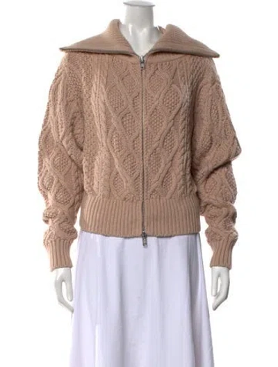 Pre-owned Self-portrait Open Front Sweater In Neutral