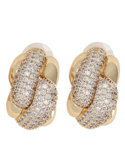 Self-portrait Elegant Golden Bijoux Accessories For Women In Pattern