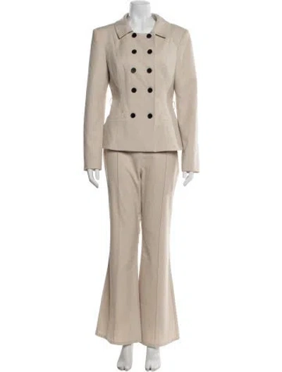 Pre-owned Self-portrait Pant Set In Neutrals
