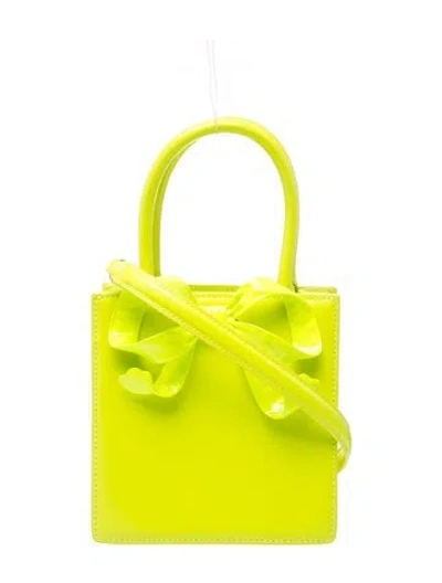 Pre-owned Self-portrait Patent Leather Top Handle Bag In Multi