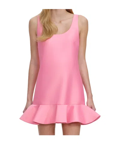 Self-portrait Pink Taffeta Mini Dress