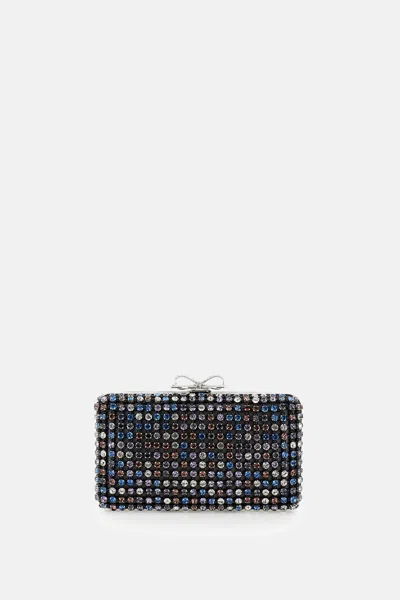Self-portrait Pochette With Crystals In Multicolor