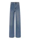 Self-portrait Womens Self Portrait Rhinestone Straight-leg Denim Jeans In Blue