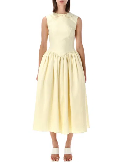 Self-portrait Romantic Lace Dress For Women In Neutral