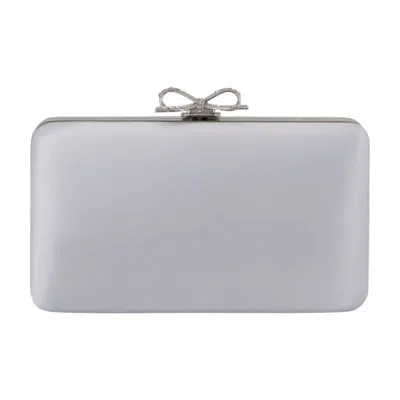 Self-portrait Satin Box Clutch Clutch  Blue