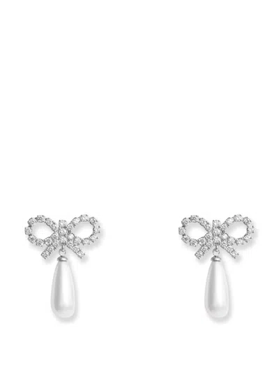 Self-portrait Self Portrait Bijoux In Metallic