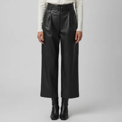 Pre-owned Self-portrait Self Portrait Black Synthetic Leather Pant S