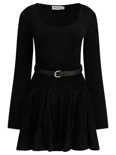Self-portrait Self Portrait Dresses In Black