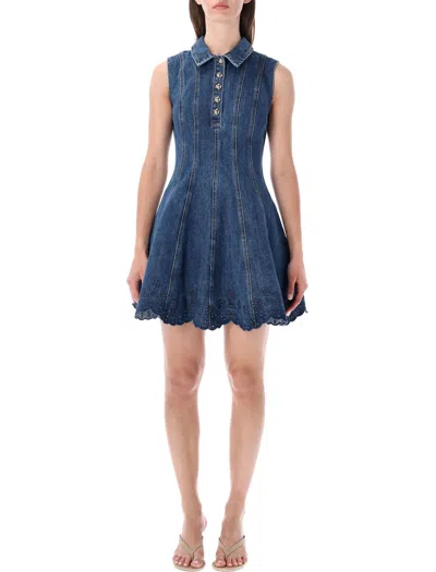 Self-portrait Self Portrait Dresses In Blue
