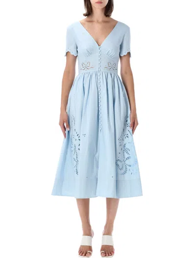 Self-portrait Self Portrait Dresses In Blue