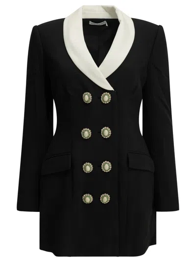 Self-portrait Self Portrait Short Blazer Dress In Black