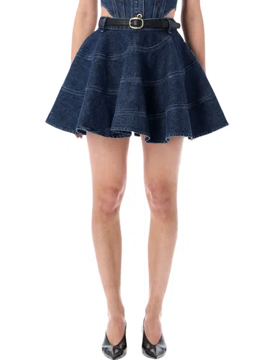 Self-portrait Self Portrait Skirts In Blue