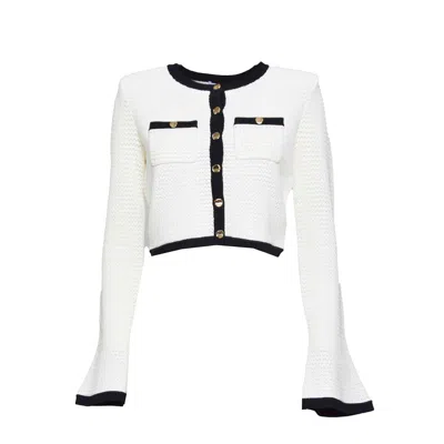 Self-portrait Self Portrait Sweaters In White