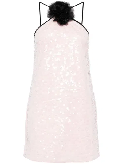 Selfportrait Sequin Mini Dress In Pink