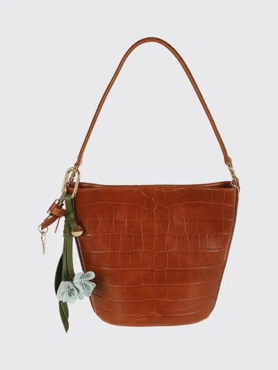 Self-portrait Shoulder Bag Woman Color Brown
