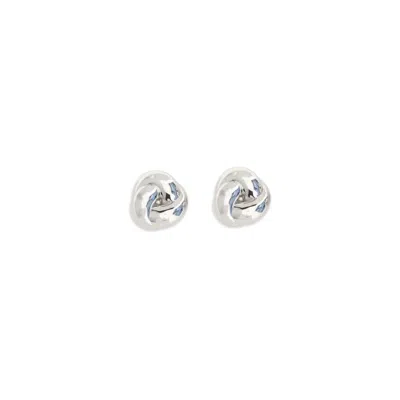 Self-portrait Silver Brass Earrings