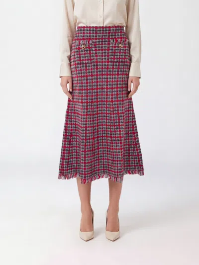 Self-portrait Skirt Woman Color Red