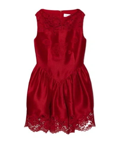 Self-portrait Sleeveless Dress In Red