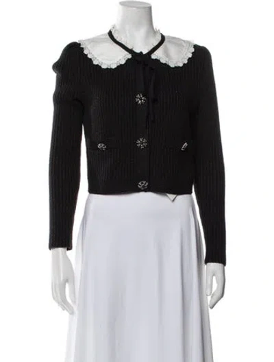Pre-owned Self-portrait Sweater In Black