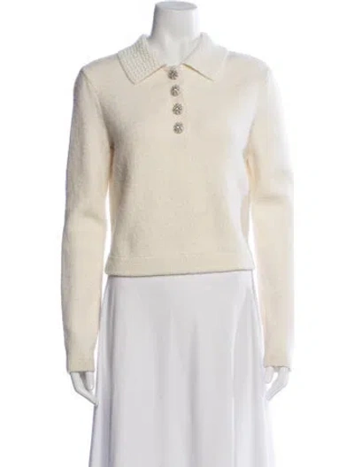 Pre-owned Self-portrait Sweater In Neutral