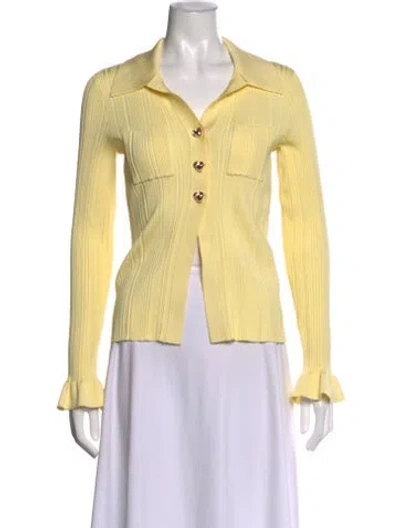 Pre-owned Self-portrait Sweater In Yellow