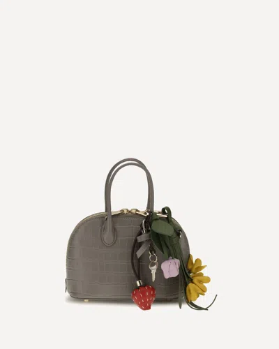 Self-portrait Toast Crocodile-effect Leather Handbag In White