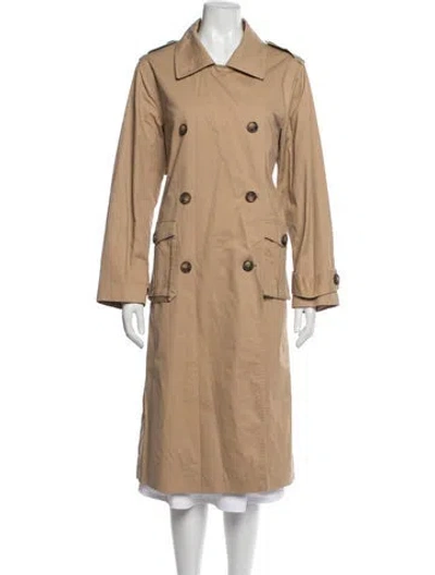 Pre-owned Self-portrait Trench Coat In Neutrals