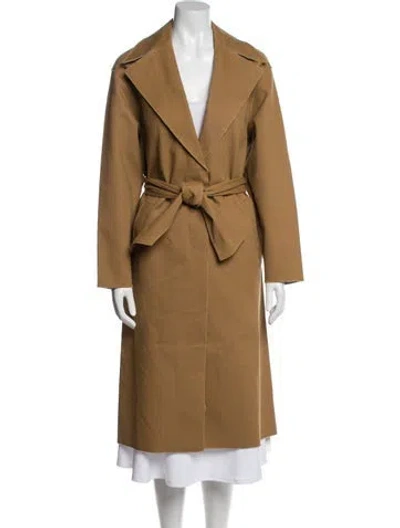 Pre-owned Self-portrait Trench Coat W/ Tags In Brown