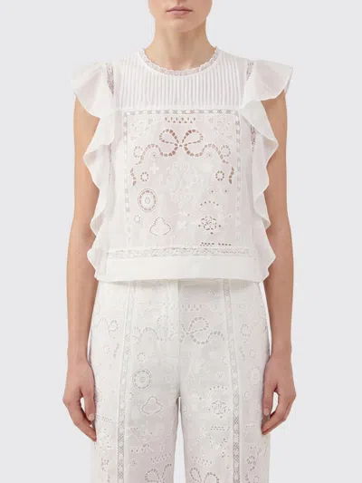 Self-portrait T-shirt Woman Color White